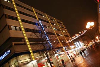 Liikekeskuksen koristevalaistus, Teljäntori Pori